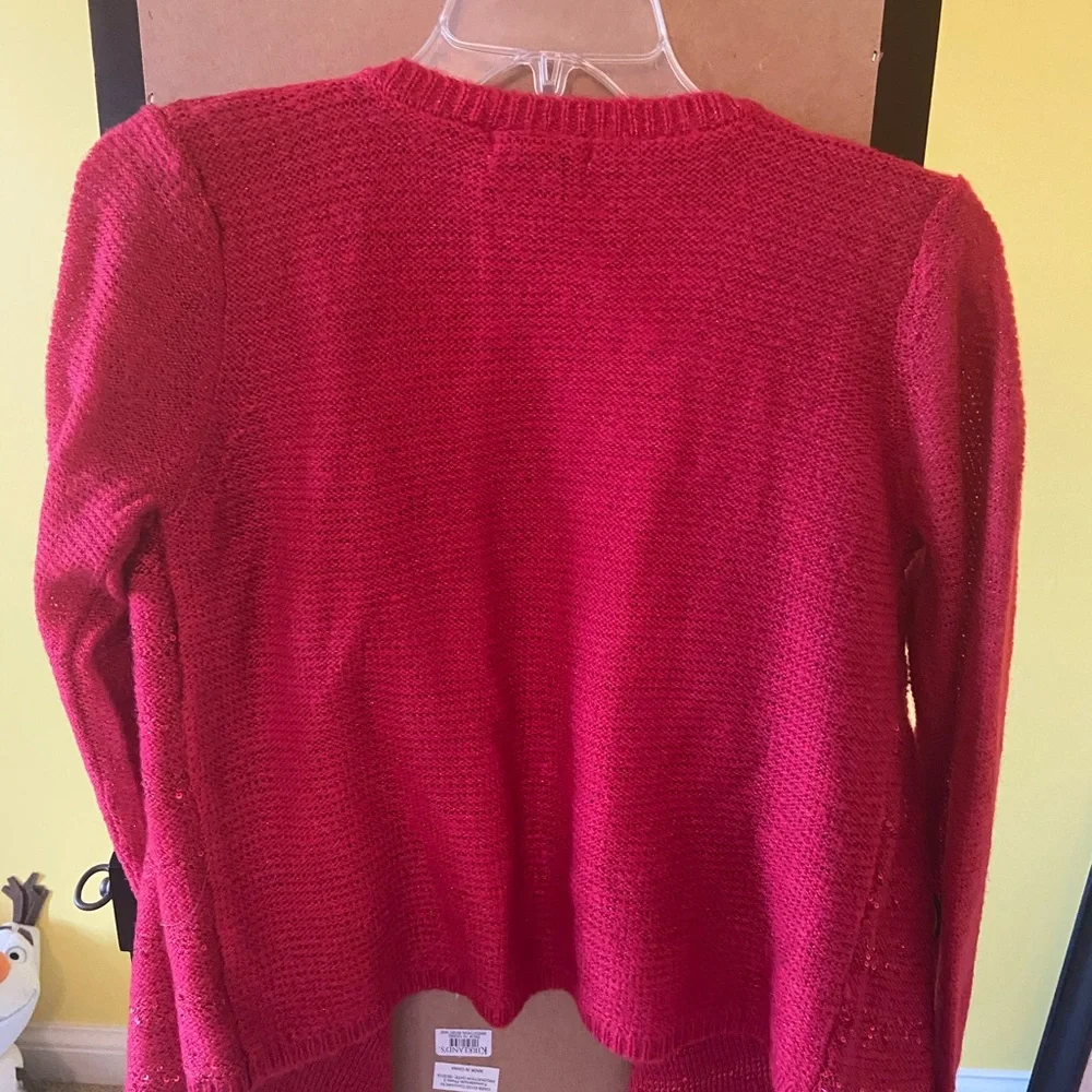 NWT Cherokee red sweater 14-16 girls